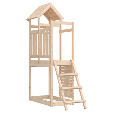 Speelhuis 52,5x110,5x214 cm massief grenenhout 3
