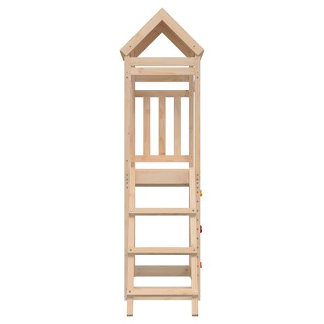 Speelhuis 52,5x110,5x214 cm massief grenenhout 6