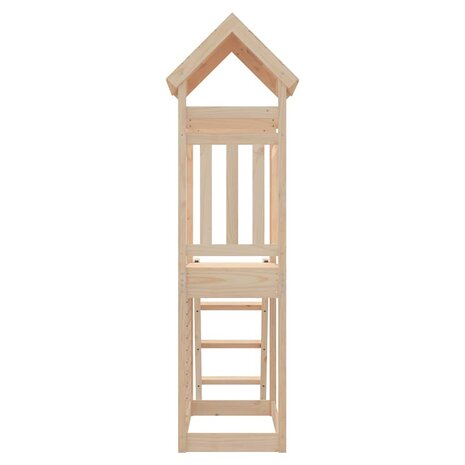 Speelhuis 52,5x110,5x214 cm massief grenenhout 7