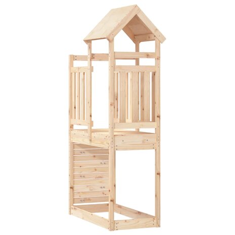 Speeltoren met rotswand 53x110x214 cm massief grenenhout 5