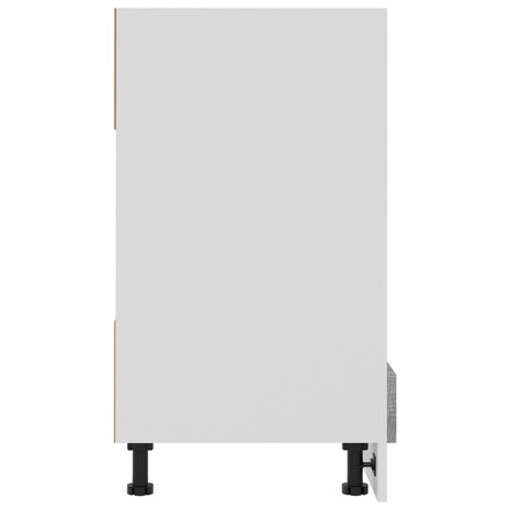 Ovenkast Riga 60x46x81,5 cm grijs sonoma eikenkleurig 6