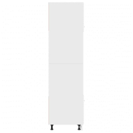 Magnetronkast 60x57x207 cm bewerkt hout wit 6