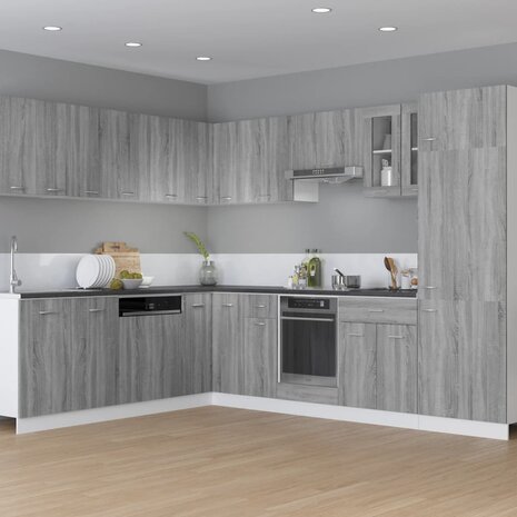 Wandkast Lyon 29,5x31x60 cm grijs sonoma eikenkleurig 3