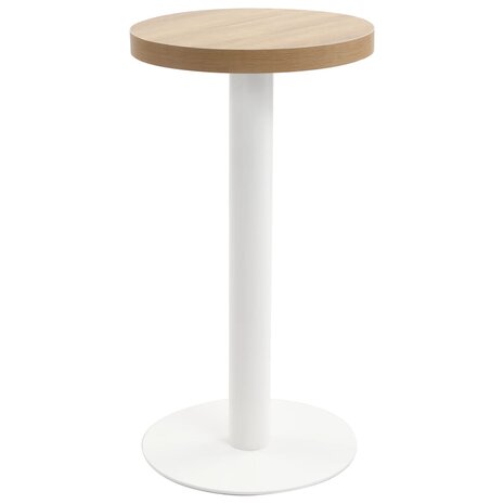 Bistrotafel 40 cm MDF lichtbruin 1