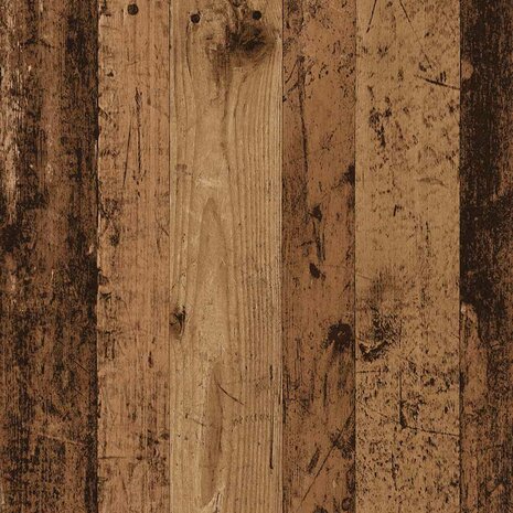 Bistrotafel 60x60x75 cm bewerkt hout oud houtkleurig 8
