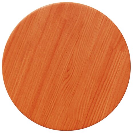 Tafelblad rond Ø30x2,5 cm massief grenenhout wasbruin 2