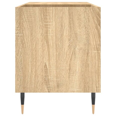 Platenkast 85x38x48 cm bewerkt hout sonoma eikenkleurig 5