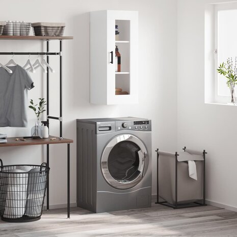 Hangkast 34,5x34x90 cm wit 1