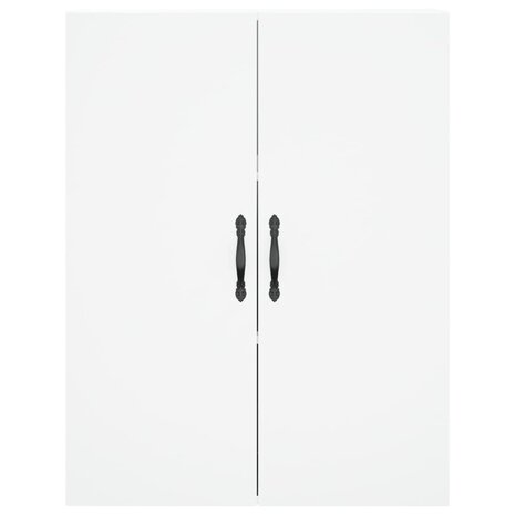 Wandkast 69,5x34x90 cm bewerkt hout wit 7