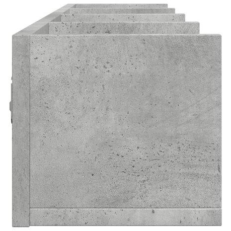 Wandkasten 2 st 99x18x16,5 cm bewerkt hout betongrijs 7