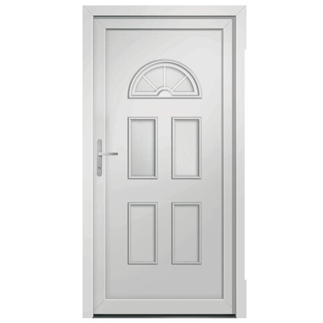Voordeur 98x198 cm PVC wit 3