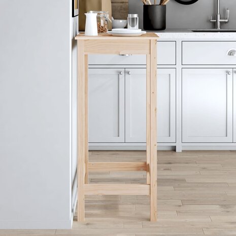 Bartafel 50x50x110 cm massief grenenhout 1