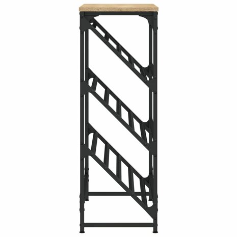 Schoenenrek 90x30x85 cm bewerkt hout sonoma eikenkleurig 5