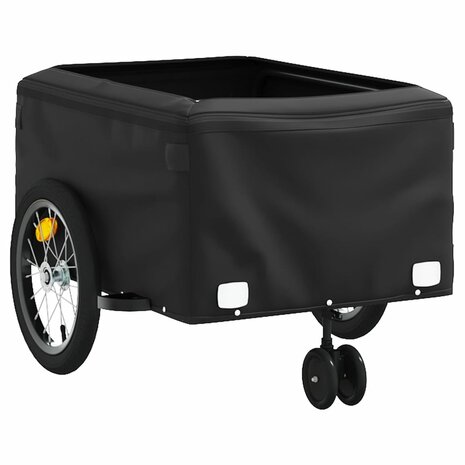 Fietstrailer 45 kg ijzer zwart 5