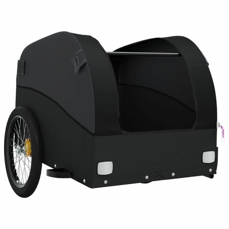 Fietstrailer 30 kg ijzer zwart 5
