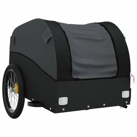 Fietstrailer 45 kg ijzer zwart 4