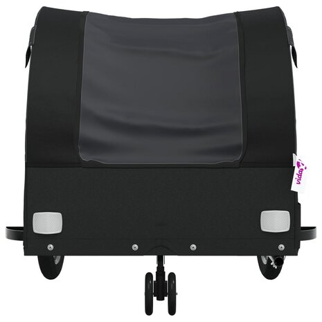Fietstrailer 30 kg ijzer zwart 6