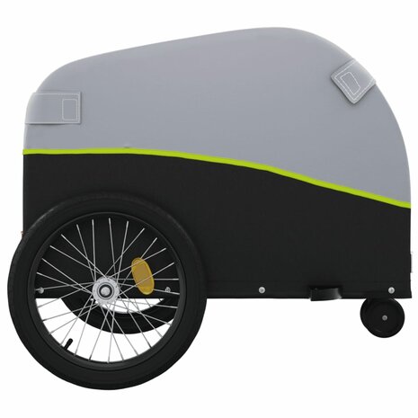 Fietstrailer 30 kg ijzer zwart en groen 7