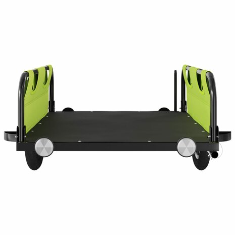 Fietstrailer oxford stof en ijzer groen 5