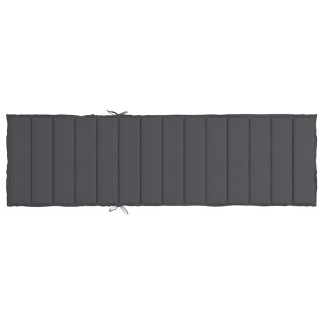 Ligbedkussen 200x70x3 cm oxford stof antracietkleurig 5