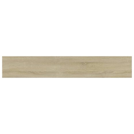 Wandschappen 4 st 60x10x1,5 cm spaanplaat sonoma eikenkleurig 4