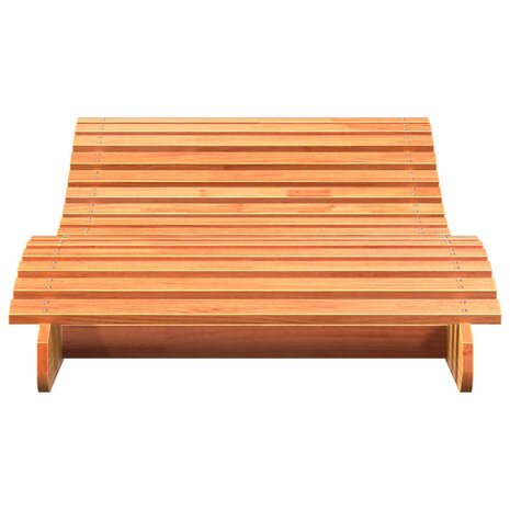 Ligbed 205x80x31,5 cm massief grenenhout wasbruin 4