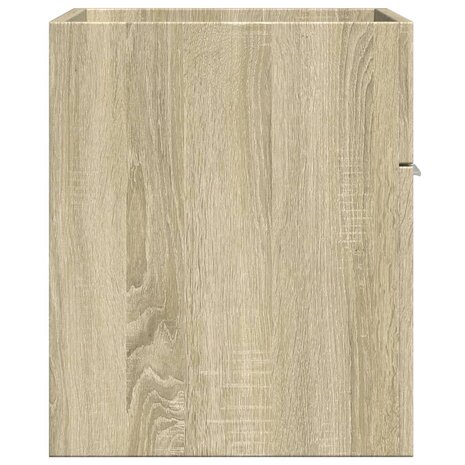 Wastafelkast 60x38,5x46 cm spaanplaat sonoma eikenkleurig 5