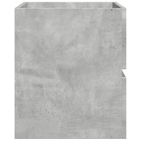 Wastafelkast 90x38,5x45 cm spaanplaat betongrijs 5