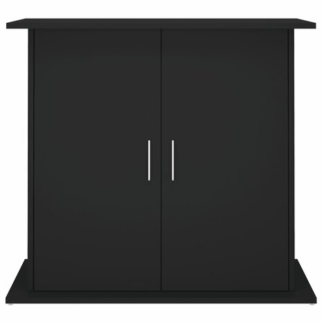 Aquariumstandaard 81x36x73 cm bewerkt hout zwart 5