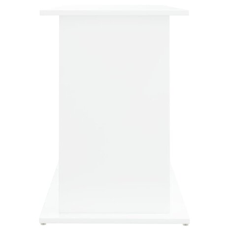 Aquariumstandaard 121x41x58 cm bewerkt hout wit 7
