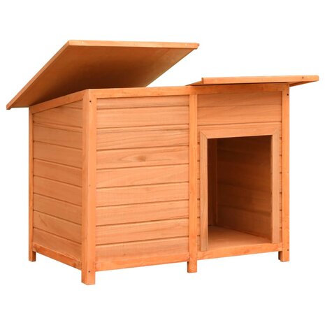 Hondenhok 120x77x86 cm massief grenenhout en vuurhout  3