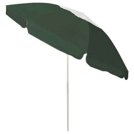Strandparasol 240 cm groen 3