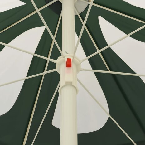 Strandparasol 240 cm groen 5