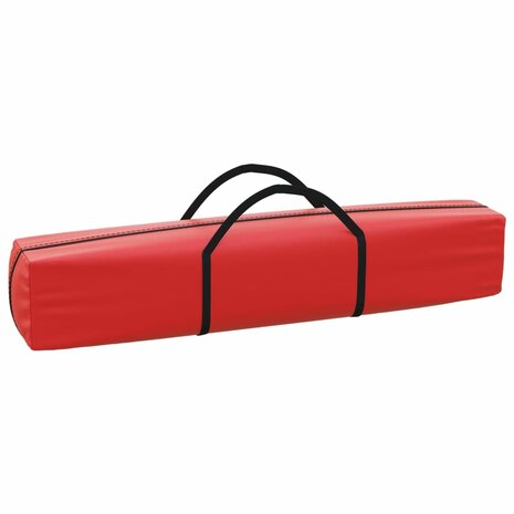 Partytent inklapbaar met zijwanden 2x2 m rood 8
