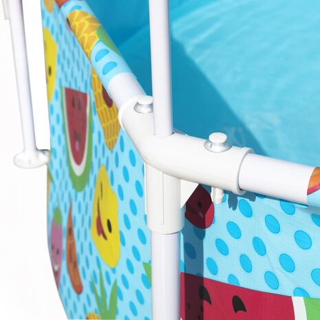 Bestway Kinderzwembad Steel Pro UV Careful bovengronds 244x51 cm 4