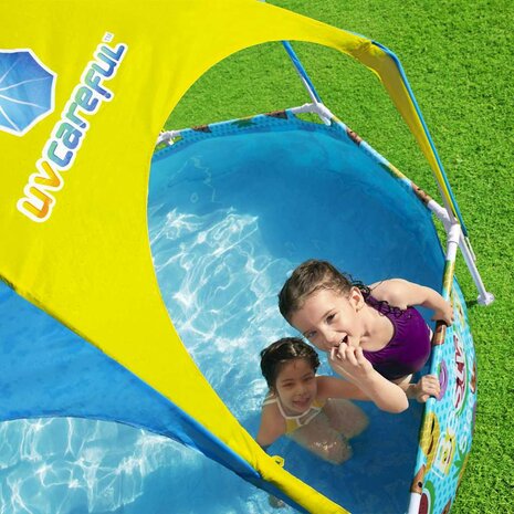Bestway Kinderzwembad Steel Pro UV Careful bovengronds 244x51 cm 7