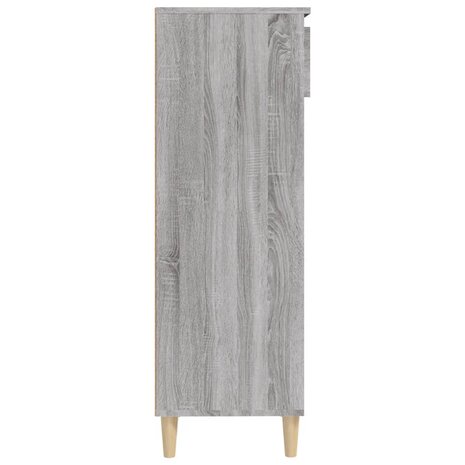 Schoenenkast 40x36x105 cm bewerkt hout grijs sonoma 8