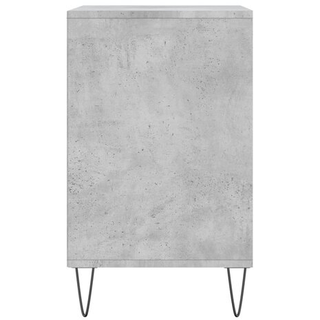 Schoenenkast 102x36x60 cm bewerkt hout betongrijs 5