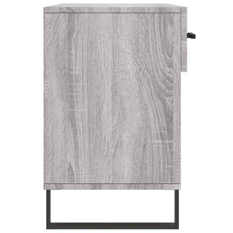 Schoenenbank 102x35x55 cm bewerkt hout grijs sonoma eikenkleur 7