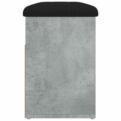 Schoenenbank 82x32x45,5 cm bewerkt hout betongrijs 7