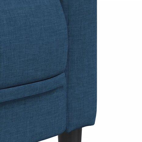 Driezitsbank stof blauw 7