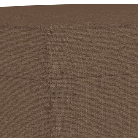 4-delige Loungeset met kussens stof bruin 6