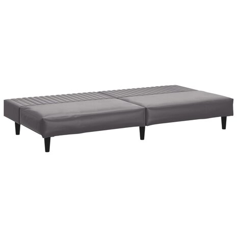 2-delige Loungeset kunstleer grijs 5