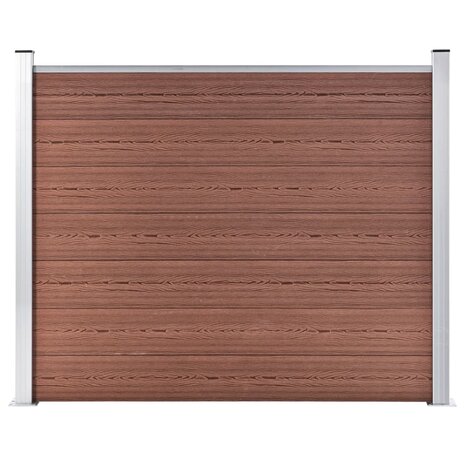 Schuttingpaneel 180x146 cm HKC bruin 1
