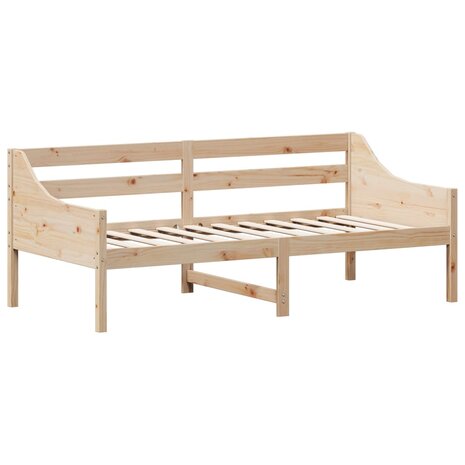 Slaapbank zonder matras 75x190 cm massief grenenhout 3
