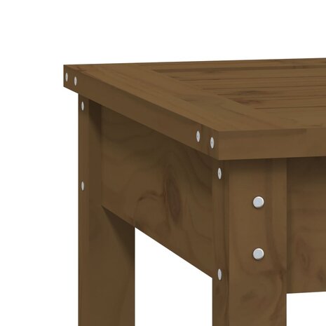 Tuinbank 2-zits 203,5x44x45 cm massief grenenhout honingbruin 6