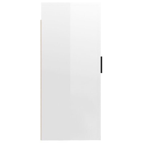 Tv-wandmeubel 40x34,5x80 cm hoogglans wit 6