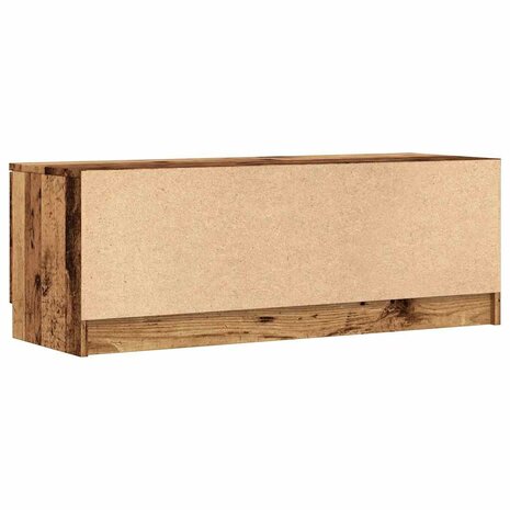 Tv-meubel 102x35x36,5 cm bewerkt hout oud houtkleurig 6