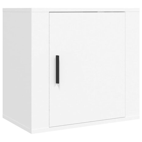 Nachtkastje wandgemonteerd 50x30x47 cm wit 2