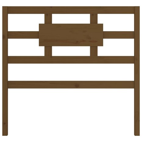 Hoofdbord 95,5x4x100 cm massief grenenhout honingbruin 4